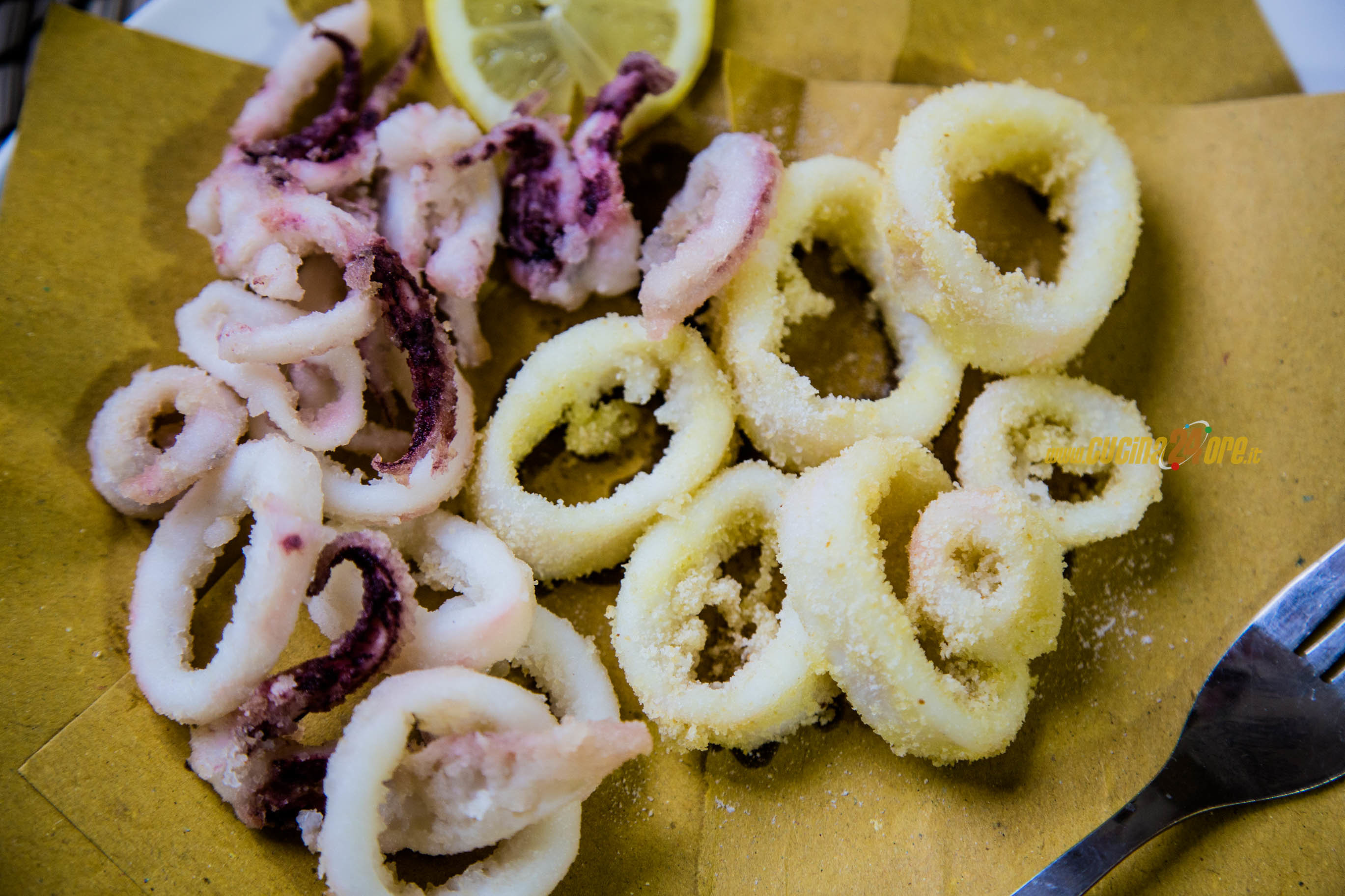 Frittura contro microonde. Grasso contro sano! Gli anellini di Calamari: la cottura più golosa e quella sana grazie al microonde! FOTO e VIDEO