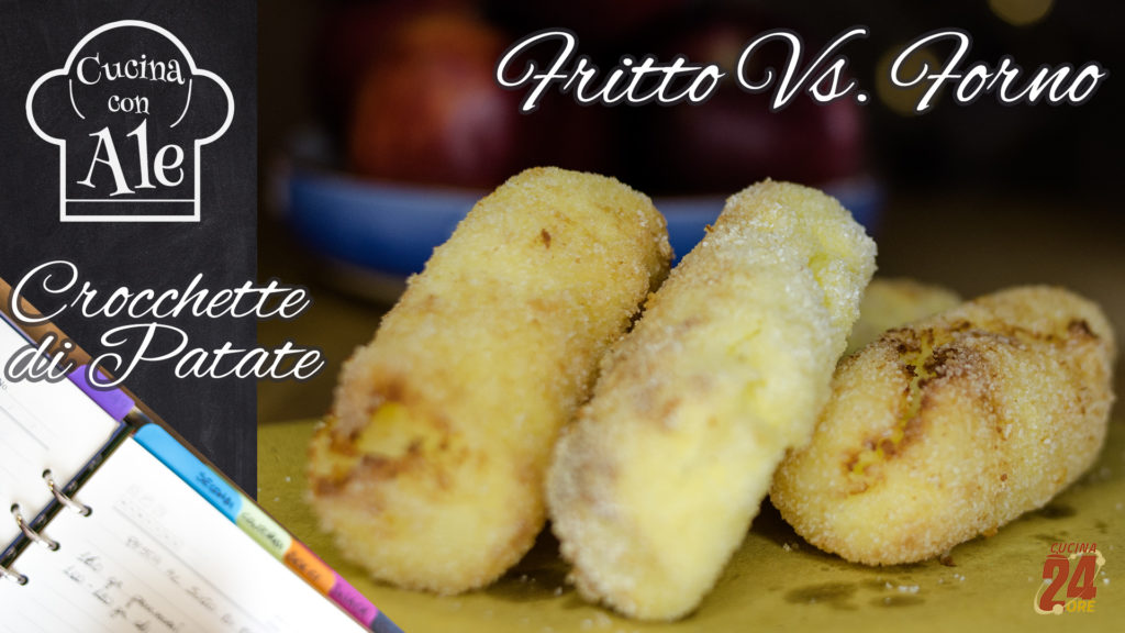 Crocchette di Patate Senza Glutine Fritte e Al Forno… Scova le Differenze! Con Cuore Filante…