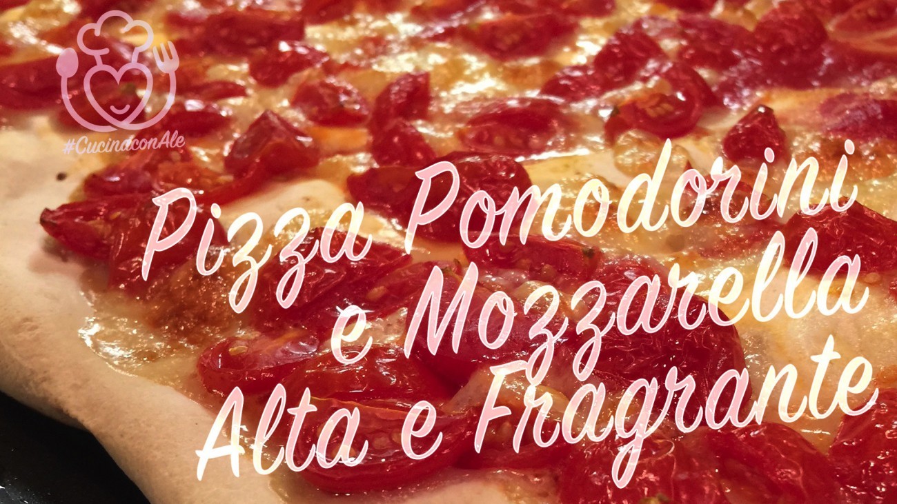 Pizza con Pomodorini e Mozzarella, Alta e Senza Glutine – Semplicità e Sapore Mediterraneo