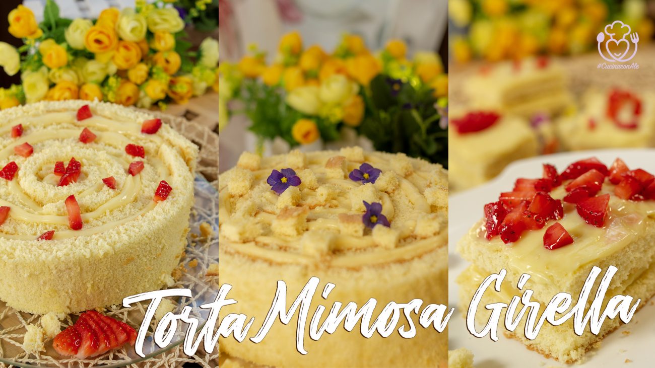 Torta Mimosa Girella a Modo Mio… Solo 5 Ingredienti e Tante Idee – Senza Glutine, Lattosio, Nichel