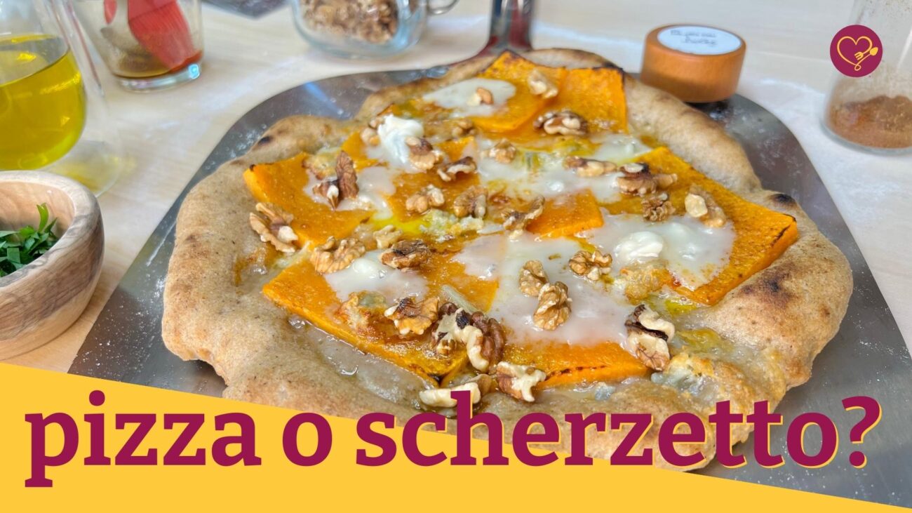 Pizza Senza Glutine Autunnale con Zucca, Gorgonzola e Noci