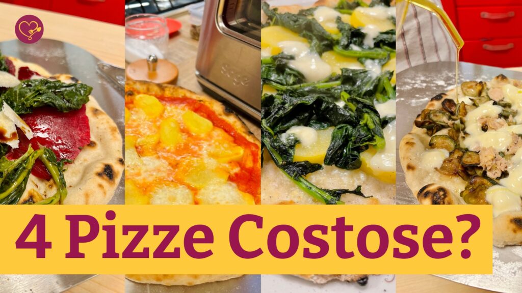 4 Pizze Costosissime in Pizzeria, LOW COST Fatte in Casa