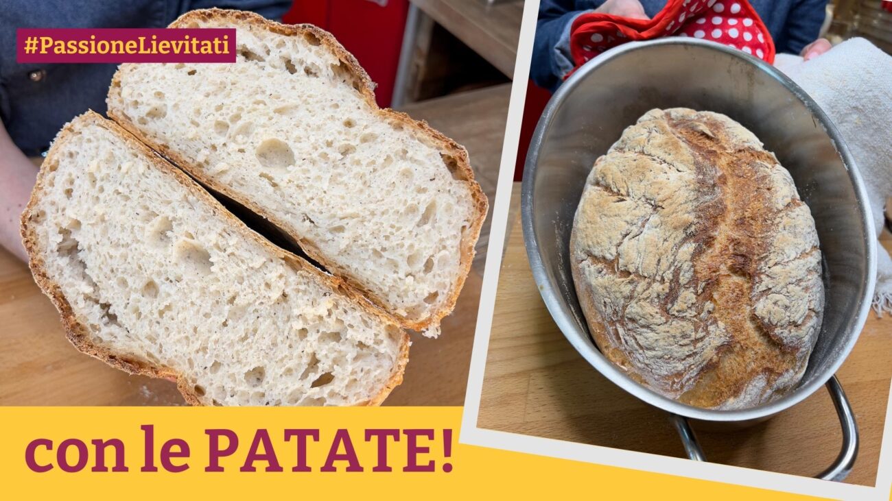 Pane Senza Impasto con le Patate Senza Glutine – No Knead Bread FACILE